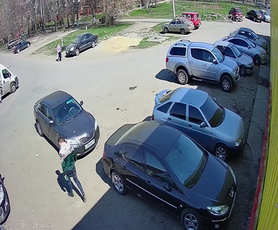 Видеонаблюдение для автостоянки